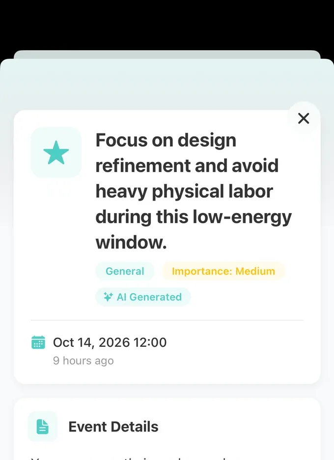 Event details: one thing to look back on when the day comes